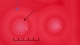 <p><b>Fig. 20:4.</b> Kolonier av <i>Staphylococcus aureus</i> subsp. <i>aureus</i>, stam SLV 350, odlad aerobt på nötblodagar under 24 timmar vid 37°C. Observera dubbelhemolysen, som syns med belysning underifrån. Den svarta lutande pilen visar på den inre klara (fullständiga) hemolyszonen (orsakad av ett α-hemolysin) och den blåa horisontella pilen visar på den yttre breda och diffusa (partiella) hemolyszonen (orsakad av ett β-hemolysin). Längden på hela skalstrecket motsvarar 1 cm. Datum: 2011-01-24.</p>

<p> </p>