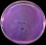 <strong>Fig. 73:2.</strong> Cultivation of <i>Proteus vulgaris</i>, strain SLV 476, on a purple agar plate (with lactose) for 24 h at 37°C. The bacteria are quickly spreading out a on the agar surface, because <i>P. vulgaris</i> swarms. The length of the scale bar is equivalent to 1 cm. Date: 2013-12-25.
<p>